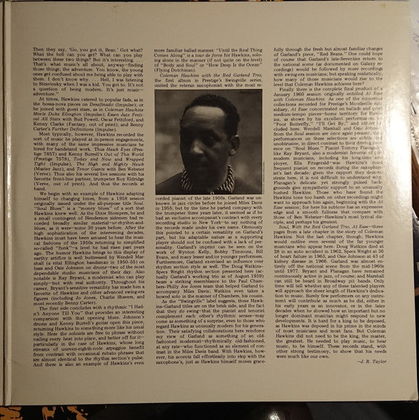 Coleman Hawkins : The Real Thing (2xLP, Comp, Gat)