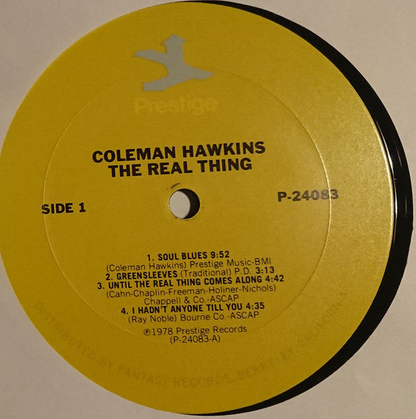 Coleman Hawkins : The Real Thing (2xLP, Comp, Gat)