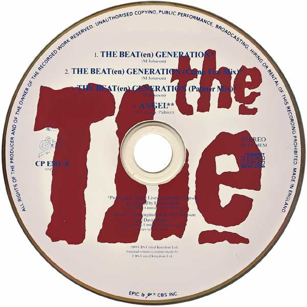 The The : The Beat(en) Generation (CD, Single, Ltd)