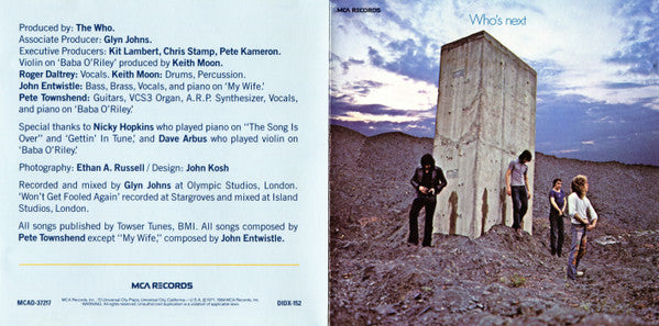 The Who : Who's Next (CD, Album, RE)