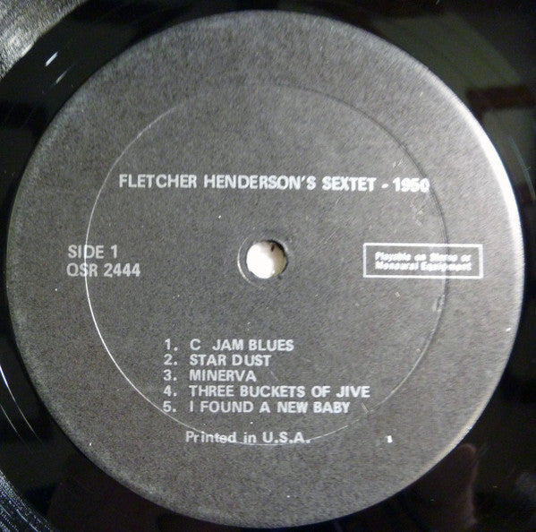 Fletcher Henderson Sextet : 1950 (LP)