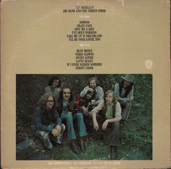Van Morrison : His Band And The Street Choir (LP, Album, RE, Gat)
