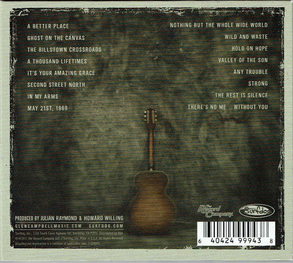 Glen Campbell : Ghost On The Canvas (CD, Album, dig)