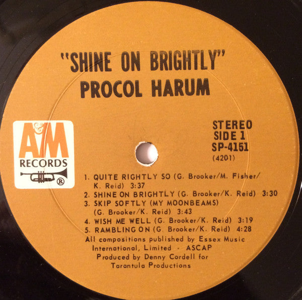 Procol Harum : Shine On Brightly (LP, Album, Pit)