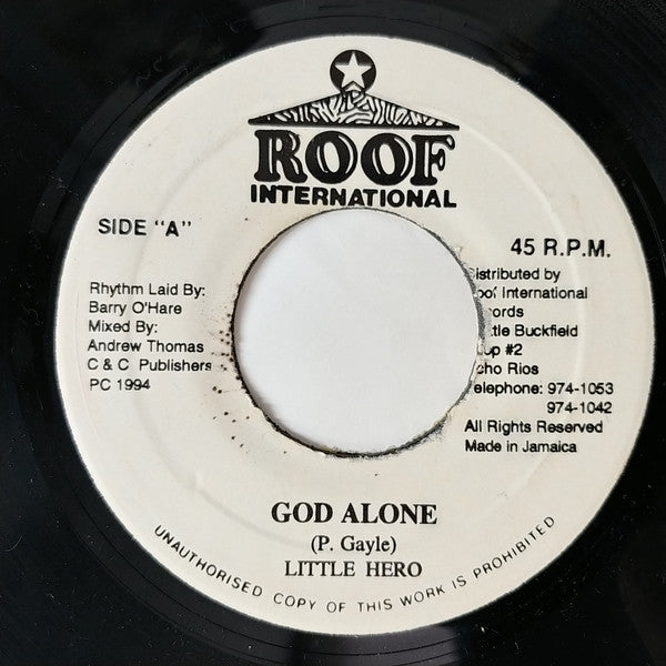Little Hero : God Alone (7")