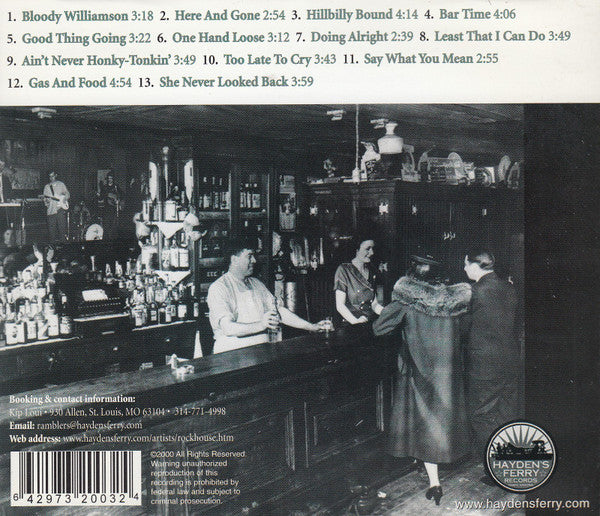 The Rockhouse Ramblers : Bar Time (CD, Album)