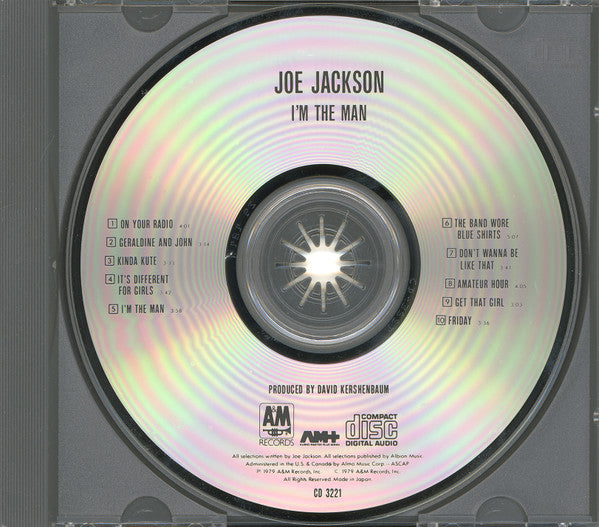 Joe Jackson : I'm The Man (CD, Album, RE)