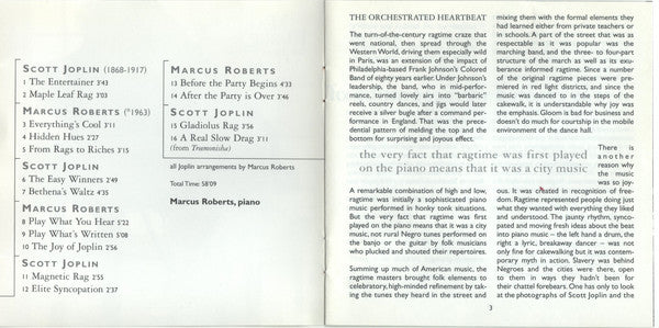 Marcus Roberts : The Joy Of Joplin (CD, Album)