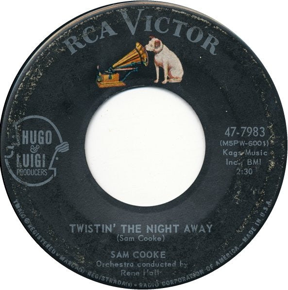 Sam Cooke : Twistin' The Night Away (7", Single, Mono, Ind)