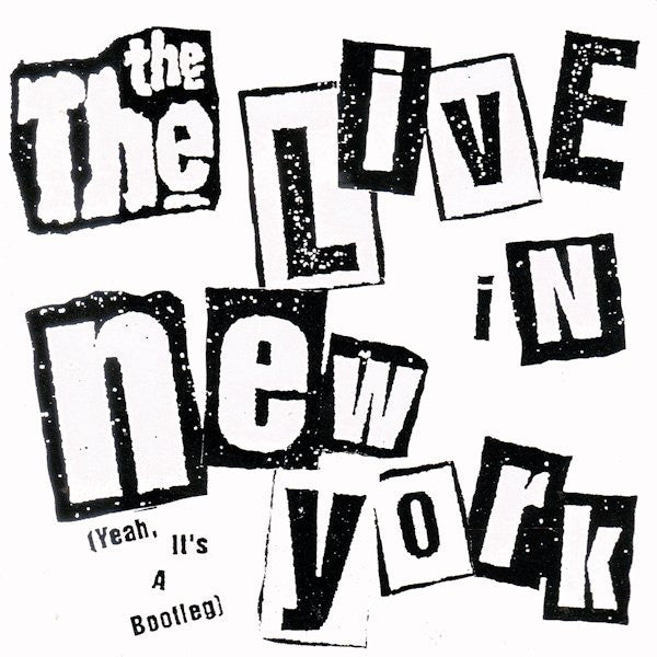 The The : Live In New York - (Yeah, It's A Bootleg) (CD, Promo)