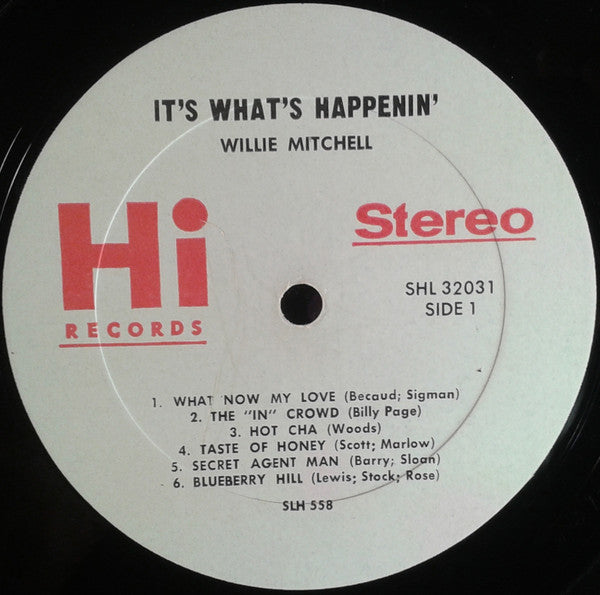 Willie Mitchell : It's What's Happenin' (LP, Album)