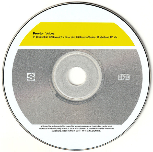 Proctor : Voices (CD, Maxi)