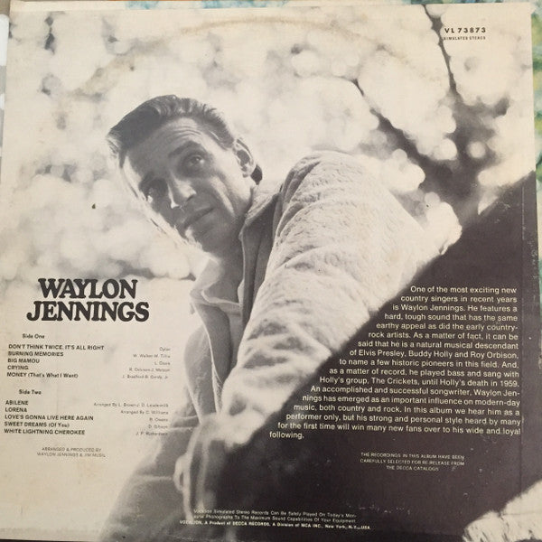 Waylon Jennings : Waylon Jennings (LP, Album, RP)
