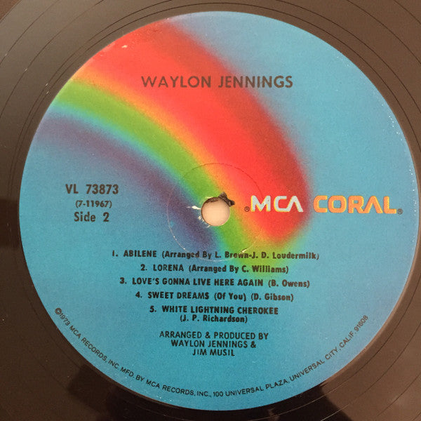 Waylon Jennings : Waylon Jennings (LP, Album, RP)