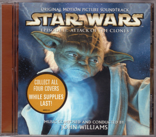John Williams (4) : Star Wars Episode II: Attack Of The Clones (CD, Album, Yod)