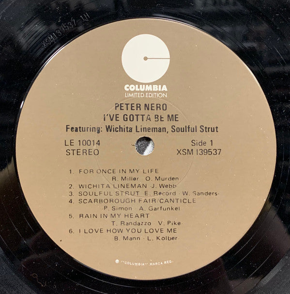 Peter Nero : I've Gotta Be Me (LP, Album)