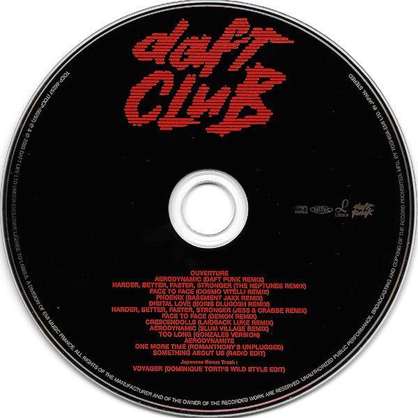 Daft Punk = Daft Punk : Daft Club = ダフト・クラブ (CD, Comp + DVD-V, NTSC, Reg)