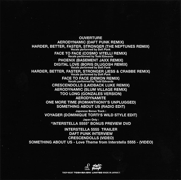 Daft Punk = Daft Punk : Daft Club = ダフト・クラブ (CD, Comp + DVD-V, NTSC, Reg)