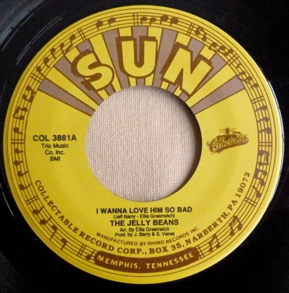The Jelly Beans / The Dixie Cups : I Wanna Love Him So Bad / Iko Iko (7", RE)