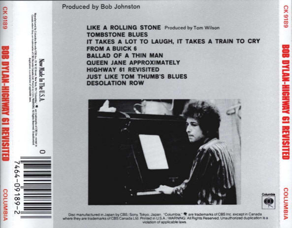 Bob Dylan : Highway 61 Revisited (CD, Album, RE)