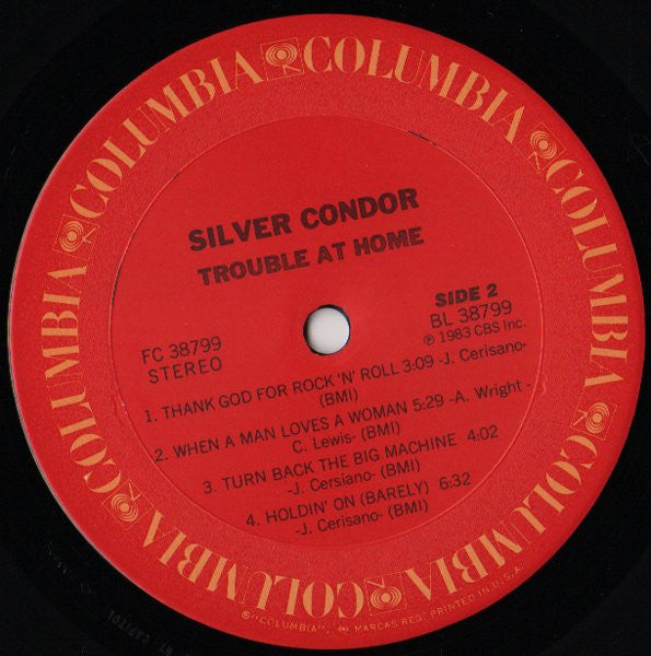 Silver Condor : Trouble At Home (LP, Album)
