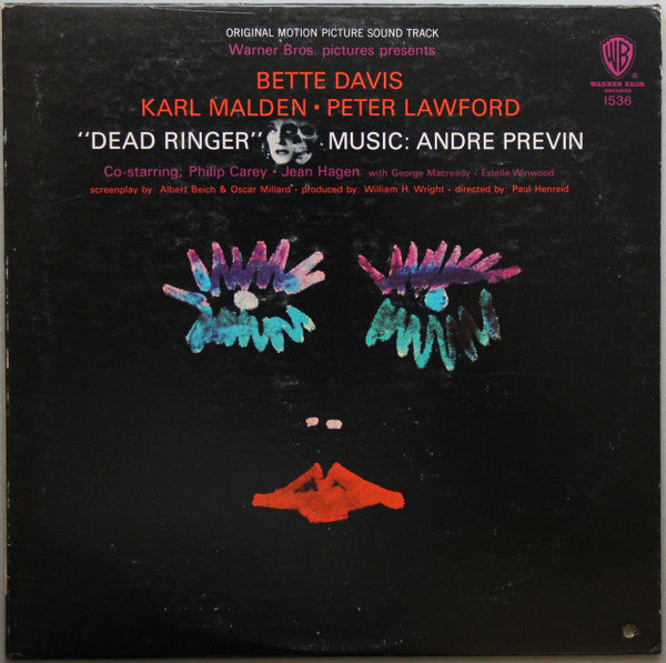 André Previn : Dead Ringer (Original Motion Picture Sound Track) (LP, Mono, Ter)