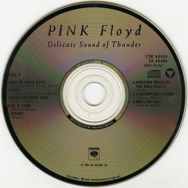 Pink Floyd : Delicate Sound Of Thunder (2xCD, Album)
