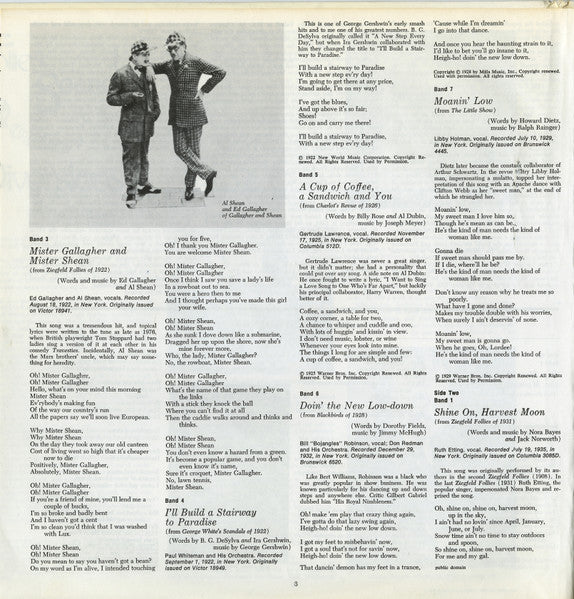 Various : Follies, Scandals & Other Diversions - From Ziegfield To The Shuberts (LP, Comp)