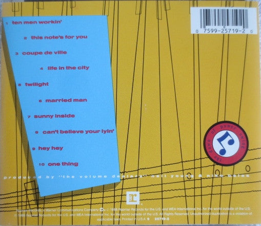 Neil Young & The Bluenotes (5) : This Note's For You (CD, Album)