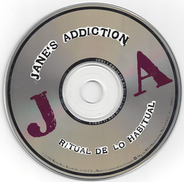 Jane's Addiction : Ritual De Lo Habitual (CD, Album, RP, SRC)