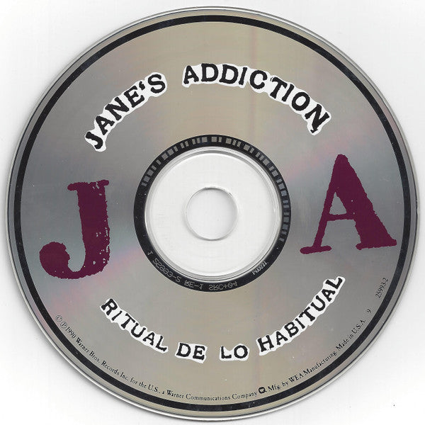 Jane's Addiction : Ritual De Lo Habitual (CD, Album, RP, SRC)