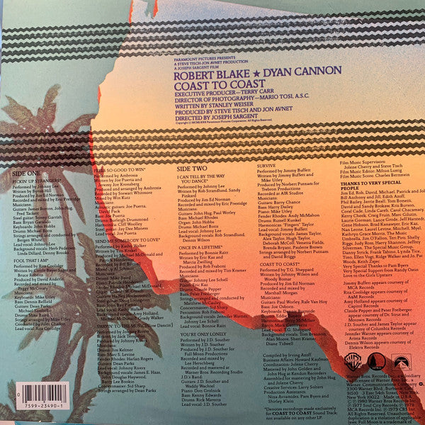 Various : Coast To Coast (Music From The Motion Picture Soundtrack) (LP, Album)