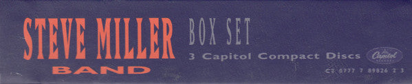 Steve Miller Band : Box Set (3xCD, Comp + Box)