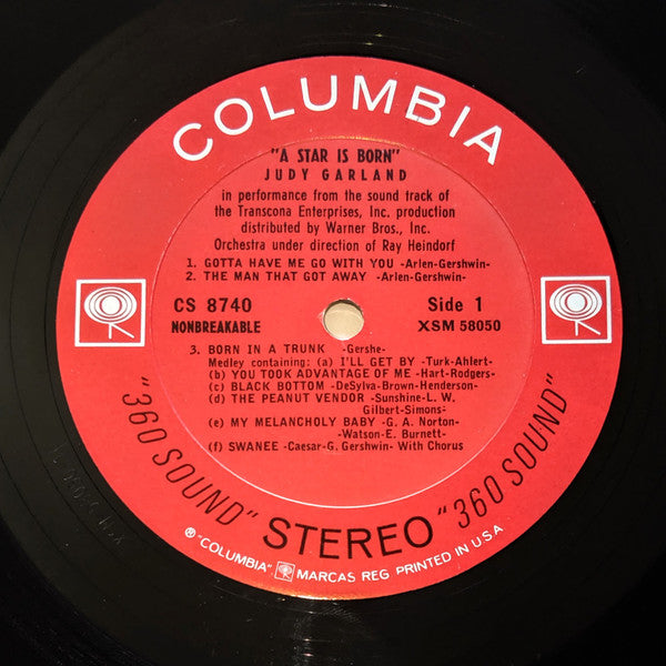 Judy Garland : A Star Is Born (LP, Album, RE)