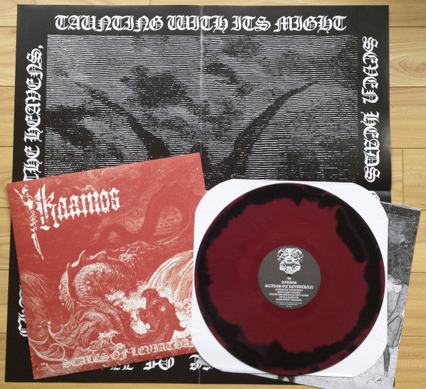 Kaamos (2) : Scales Of Leviathan (LP, S/Sided, Etch, Ltd, Red)