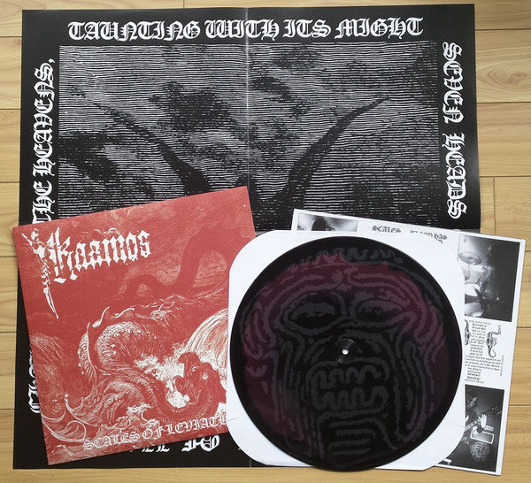 Kaamos (2) : Scales Of Leviathan (LP, S/Sided, Etch, Ltd, Red)