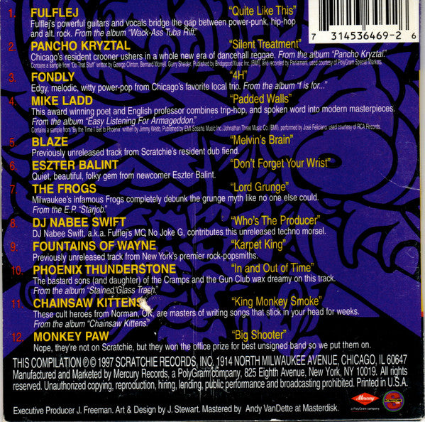 Various : Too Much Scratchie Makes You Itch!!! (CD, Album, Comp)