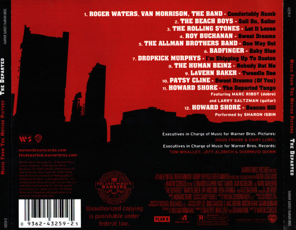 Various : Music From The Motion Picture The Departed (CD, Album, Comp)