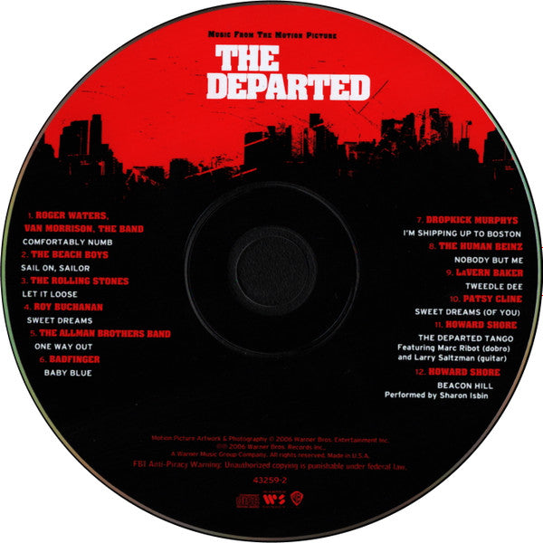 Various : Music From The Motion Picture The Departed (CD, Album, Comp)