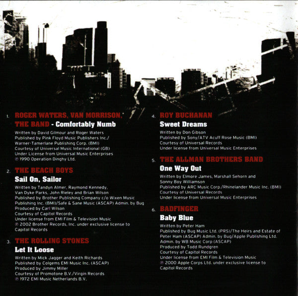 Various : Music From The Motion Picture The Departed (CD, Album, Comp)