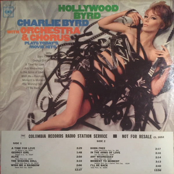 Charlie Byrd : Hollywood Byrd (LP, Album, Mono)