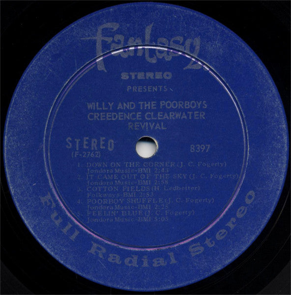 Creedence Clearwater Revival : Willy And The Poor Boys (LP, Album)