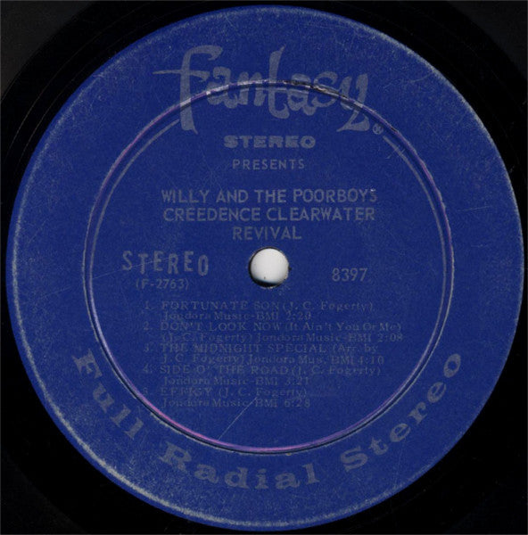 Creedence Clearwater Revival : Willy And The Poor Boys (LP, Album)