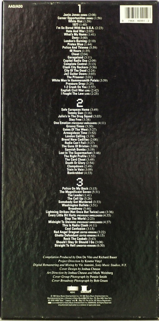 The Clash : Clash On Broadway (3xCD, Comp, RM + Box)