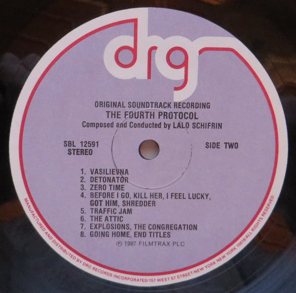 Lalo Schifrin : The Fourth Protocol (Original Soundtrack Recording) (LP, Album)