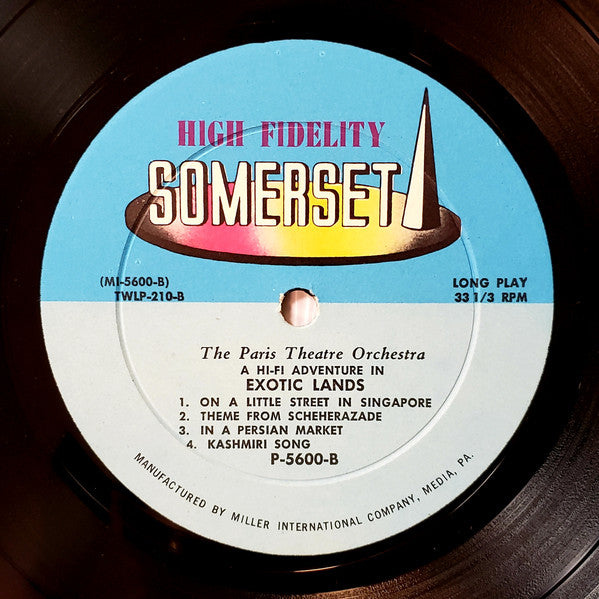 The Paris Theatre Orchestra : A High Fidelity Adventure In Exotic Lands (LP, Album, Mono)