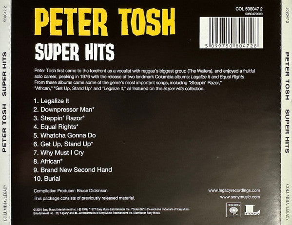 Peter Tosh : Super Hits (CD, Comp)