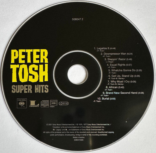 Peter Tosh : Super Hits (CD, Comp)