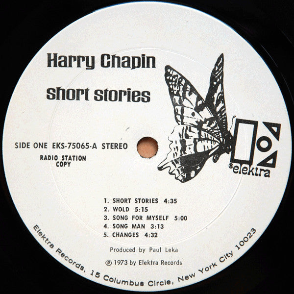 Harry Chapin : Short Stories (LP, Album, Promo, Gat)