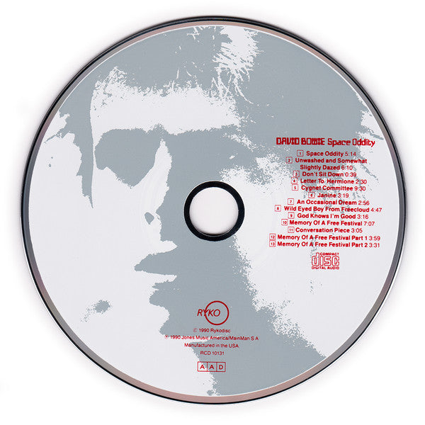 David Bowie : Space Oddity (CD, Album, RE, RM, PDO)